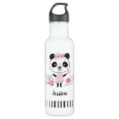 Bouteille D'eau Panda rose mignon (Devant)