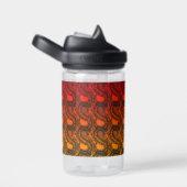 Bouteille D'eau Pangolin à gradient arc-en-ciel (Arrière Complet)