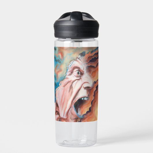 Bouteille D'eau Panic Waves peinture à l'huile (Extérieur)