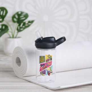 Bouteille D'eau Panneaux d'action pour filles Super Hero DC