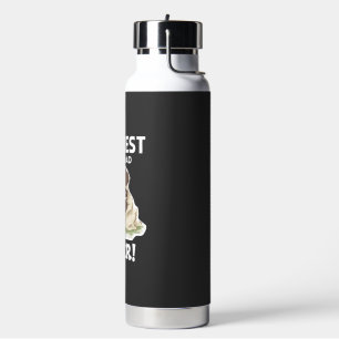 Bouteille D'eau Papa Pug le plus cool jamais