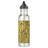 Bouteille D'eau Papier doré (Droite)