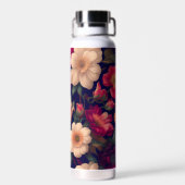 Bouteille D'eau Papier peint à motifs floraux (Arrière)
