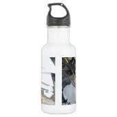 Bouteille D'eau Papiers brûlés (Dos)