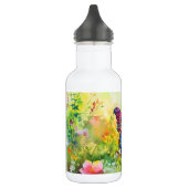 Bouteille D'eau Papillon Bleu Orange ailes (Gauche)