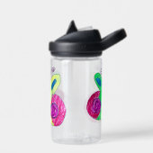 Bouteille D'eau Papillon brillant (Gauche)