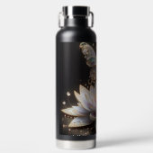 Bouteille D'eau Papillon de Parties scintillant et Lily de l'eau (Avant)