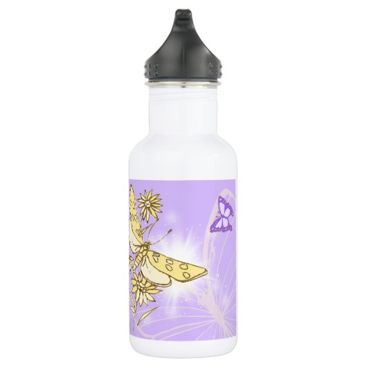 Bouteille D'eau Papillon de pêche pourpre (Droite)