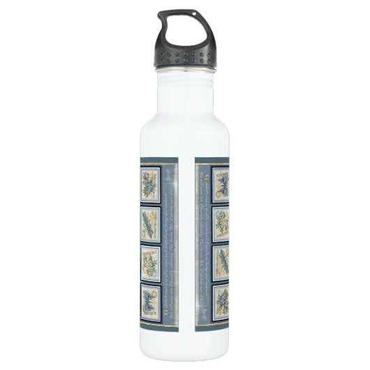 Bouteille D'eau Papillon du bureau de création G (Dos)