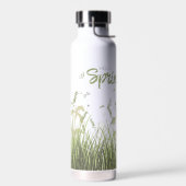 Bouteille D'eau Papillon fleur sauvage Hello Spring Personnalisé (Gauche)