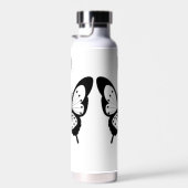 Bouteille D'eau Papillon noir (Plage)