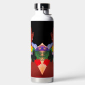 Bouteille D'eau Papillon noir - (Droite)