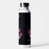 Bouteille d'eau papillon personnalisée (Plage)