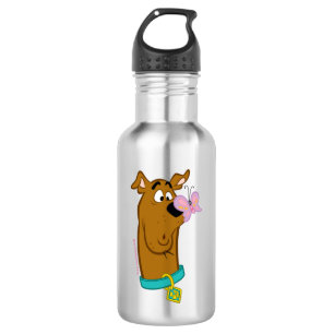 Bouteille D'eau Papillon sur le nez de Scooby-Doo