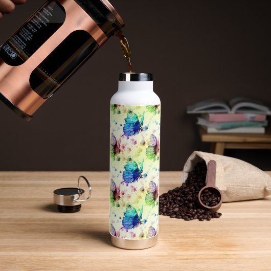 Bouteille d'eau Papillons (Gym)