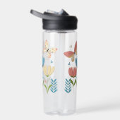 Bouteille D'eau Papillons et fleurs (Droite)