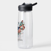 Bouteille D'eau Papillons patriotiques (Gauche)