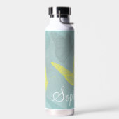 Bouteille D'eau Papillons personnalisés Grunge (Gauche)