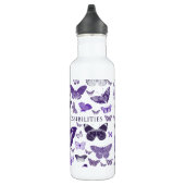Bouteille D'eau Papillons Purple Imagine (Droite)