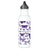 Bouteille D'eau Papillons Purple Imagine (Gauche)