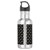 Bouteille D'eau pâquerette noire (Dos)