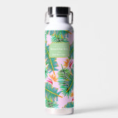 Bouteille D'eau Paradis de palmier rose (Avant)