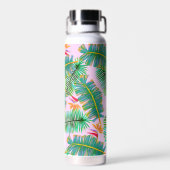 Bouteille D'eau Paradis de palmier rose (Arrière)
