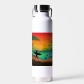 Bouteille D'eau Paradis océanique d'été (Avant)