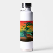 Bouteille D'eau Paradis océanique d'été (Plage)