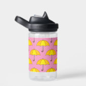 Bouteille D'eau Parapluie Jaune (Arrière Complet)