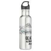 Bouteille D'eau Parc national des Glaciers Lac caché Montana (Devant)