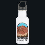Bouteille D'eau Parc national des Rocheuses Colorado Longs Peak<br><div class="desc">Création d'oeuvres vectorielles Rocky Mountain. Le parc est connu pour le chemin Trail Ridge et le chemin Old Fall River,  des routes qui traversent des arbres de peuplier faux-tremble et des rivières.</div>
