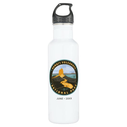 Bouteille D'eau Parc national des volcans d'Hawaii (Devant)