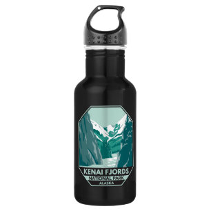 Bouteille D'eau Parc national Kenai Fjords Alaska Vintage 