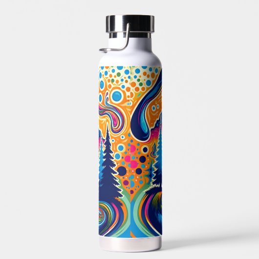 Bouteille D'eau Parcours de golf sur disque psychédélique dans les (Plage)