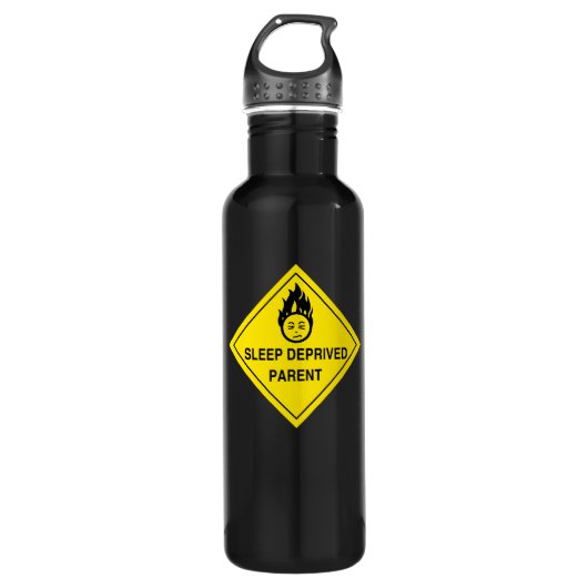 Bouteille D'eau Parent privé du sommeil (Devant)
