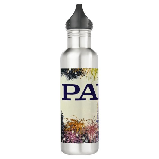 Bouteille D'eau Paris : Poster (Gauche)