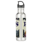 Bouteille D'eau Paris : Poster (Dos)