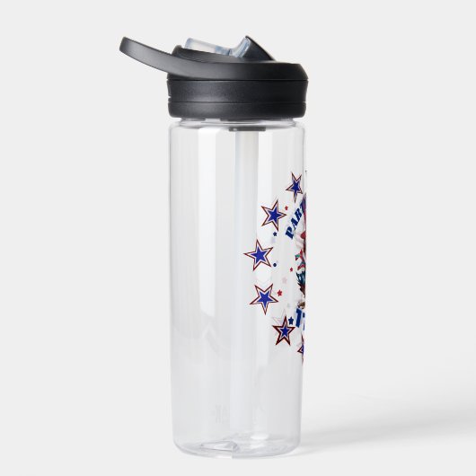 Bouteille D'eau Parti comme son aigle américain de 1776 et drapeau (Droite)