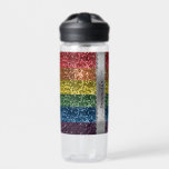Bouteille D'eau Parties scintillant arc-en-ciel apparence Nom pers<br><div class="desc">Ce design est une photo et n'est pas fait avec une parties scintillant ou des paillettes réelles. Il peut être personnalisé dans la zone fournie en modifiant la photo et/ou le texte. Vous pouvez également le customiser en cliquant sur Personnaliser ce Modèle, puis en choisissant l'option cliquer pour customiser et...</div>