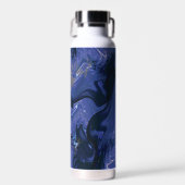 Bouteille D'eau Parties scintillant bleue Galaxy Swirl Abstrait Mo (Avant)