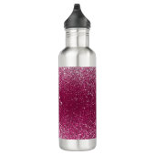 Bouteille D'eau Parties scintillant bourguignonne et argent (Droite)