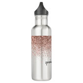 Bouteille D'eau Parties scintillant d'or Glam Rose (Gauche)