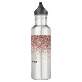 Bouteille D'eau Parties scintillant d'or Glam Rose (Droite)