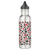 Bouteille D'eau Parties scintillant Empreintes de pattes De Chien (Gauche)