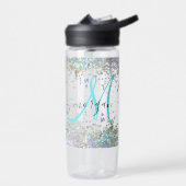 Bouteille D'eau Parties scintillant holographique Rainbow Pastels  (Gauche)