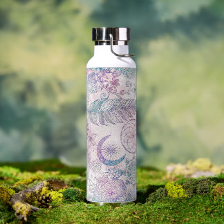 Bouteille D'eau Parties scintillant magique Iridescente Plumes Dre