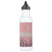 Bouteille D'eau Parties scintillant poster de animal Chic Girly Ro (Droite)