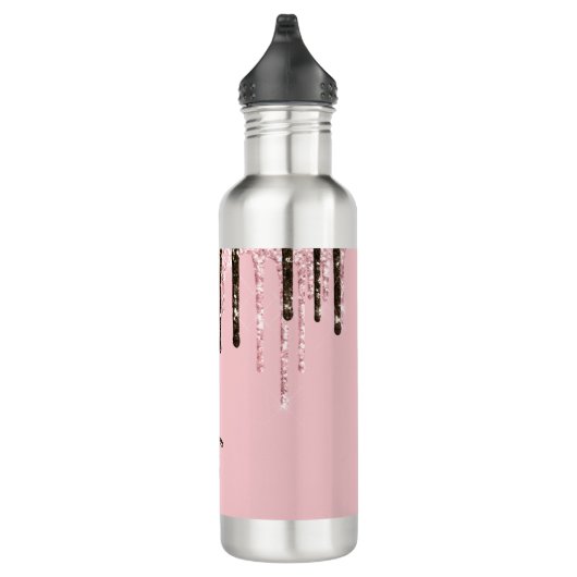 Bouteille D'eau Parties scintillant rose vif Fille Épersion Nom pe (Droite)