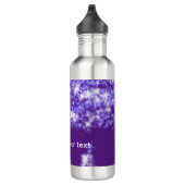 Bouteille D'eau Parties scintillant violet simple étoiles scintill (Droite)